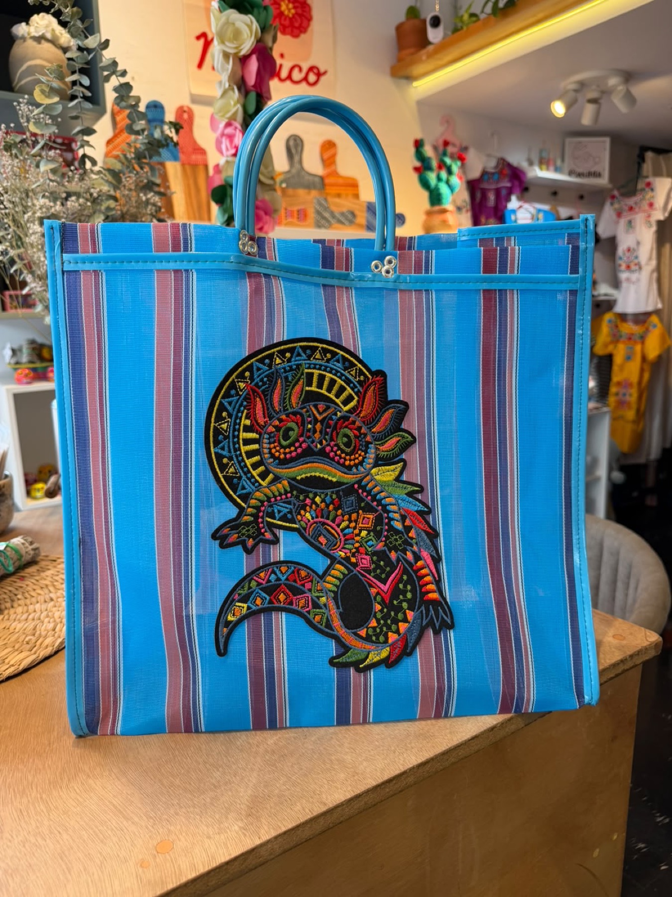 Bolsa Mercado · Parche Ajolote
