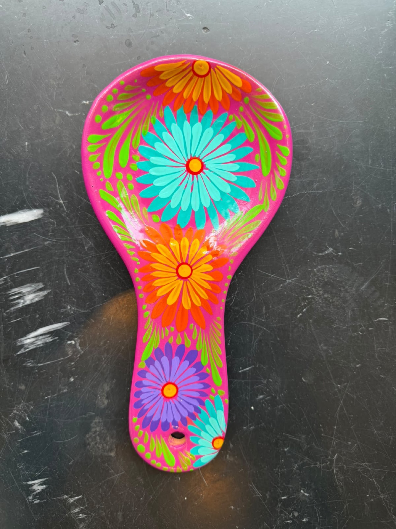 Portacucharas pintados