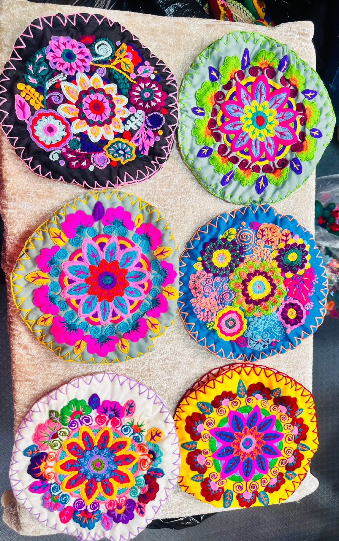 Tortillero bordado · Chiapas · bordado artesanal · diseño según foto