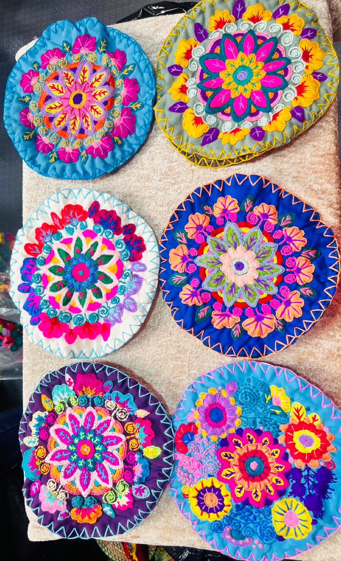 Tortillero bordado · Chiapas · bordado artesanal · diseño según foto