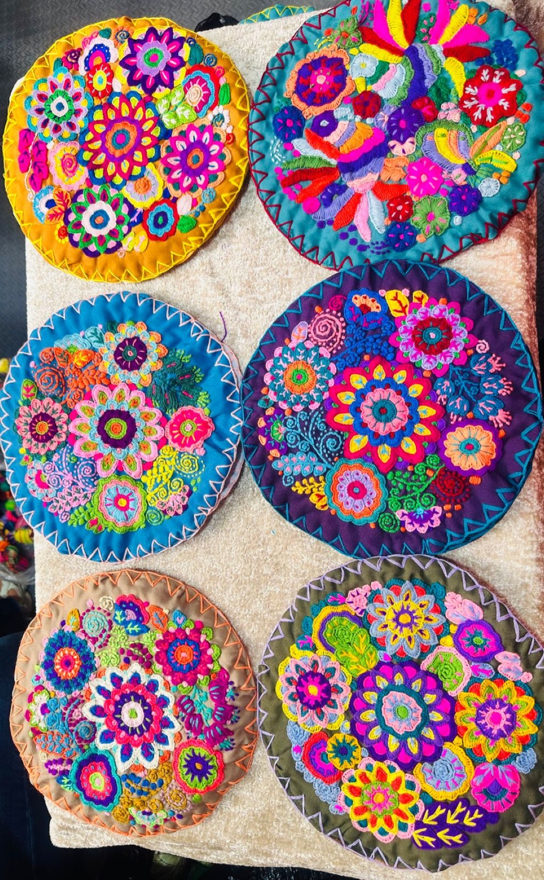 Tortillero bordado · Chiapas · bordado artesanal · diseño según foto