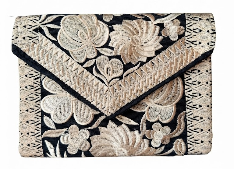 cartera bordada — Carteras bordadas Yucatán