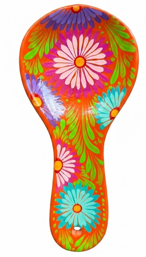 PORTACUCHARAS FLORES — Portacucharas con flores