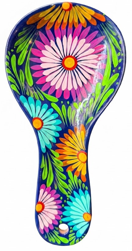 PORTACUCHARAS FLORES — Portacucharas con flores