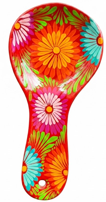 PORTACUCHARAS FLORES — Portacucharas con flores
