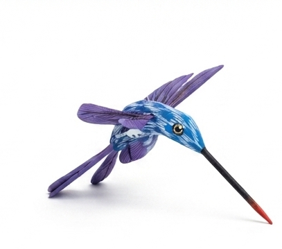 COLIBRI DE MADERA — Artesanías de madera hechas en Oaxaca