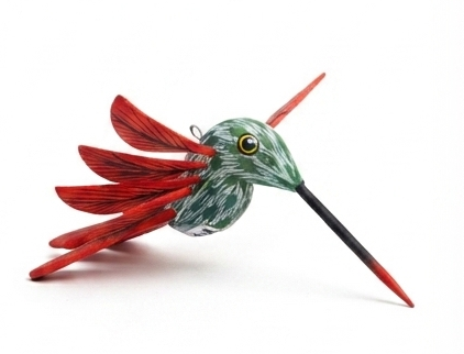 COLIBRI DE MADERA — Artesanías de madera hechas en Oaxaca