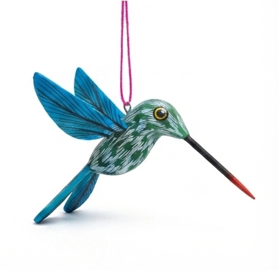 COLIBRI DE MADERA — Artesanías de madera hechas en Oaxaca