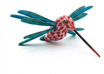 COLIBRI DE MADERA — Artesanías de madera hechas en Oaxaca