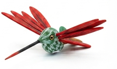 COLIBRI DE MADERA — Artesanías de madera hechas en Oaxaca